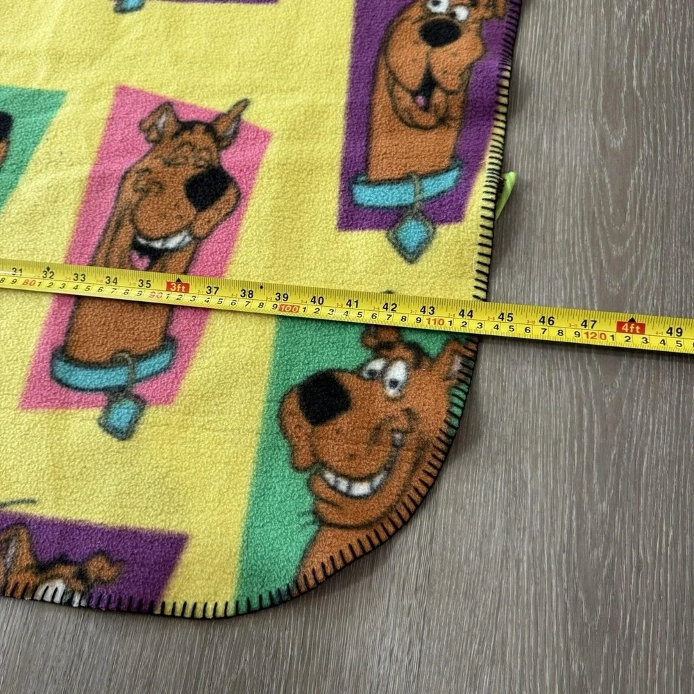 Vintage Scooby Doo Cartoon Network‎ Hanna Barbera Fleece Throw Blanket 45 X 60